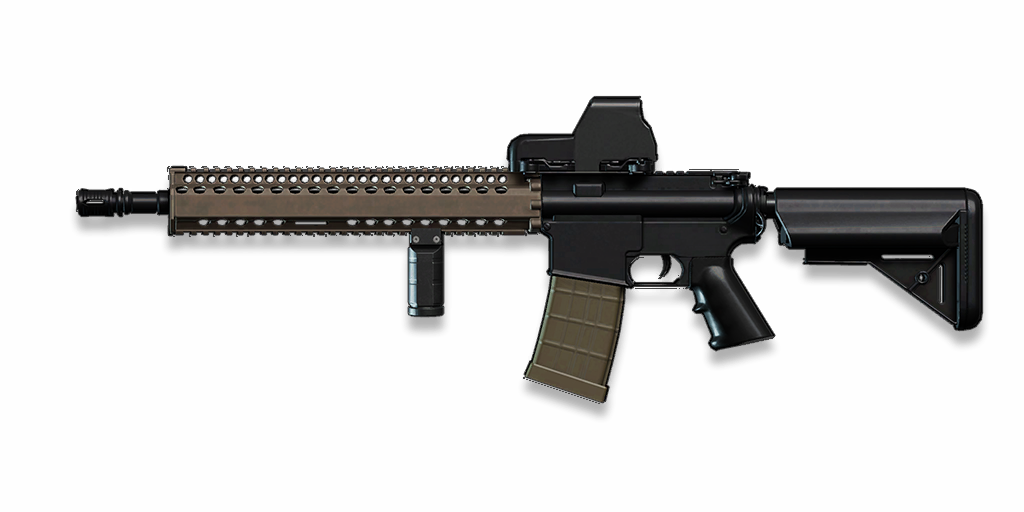 Retired SOPMOD 2 tactical rifle